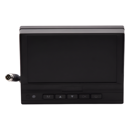 Monitor y Botones de 7" LCD / Compatible con DVR Móvil HIKVISION / Conector Tipo Aviación