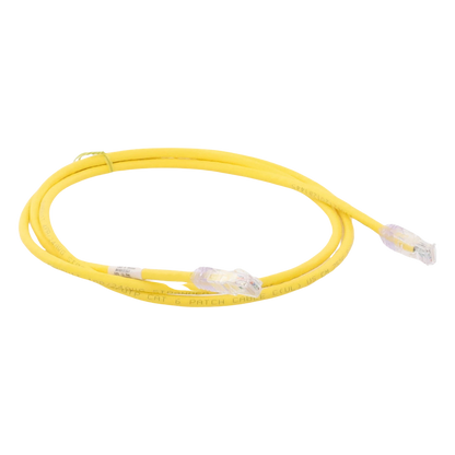 Cable de Parcheo UTP Categoría 6, con Plug Modular en Cada Extremo - 1.5 Metros (4.92 Pies) - Amarillo