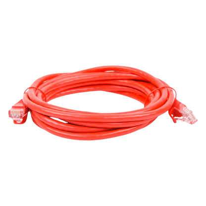 Cable de Parcheo UTP Cat6 - 3.0 Metros (9.84 Pies) - Rojo