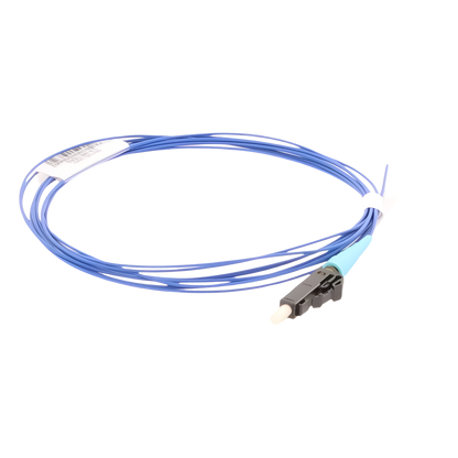 Pigtail de Fibra Óptica LC Simplex, Multimodo OM4 50/125, 900um, Color Aqua, 1 Metro (3.28 Pies)
