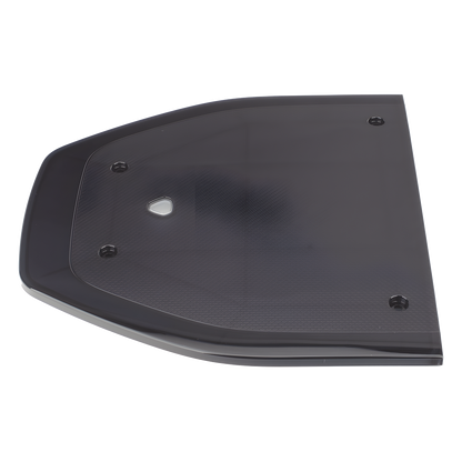 Domo lateral de reemplazo para barra de luces SP216 de la Marca SignalPro, Color Negro