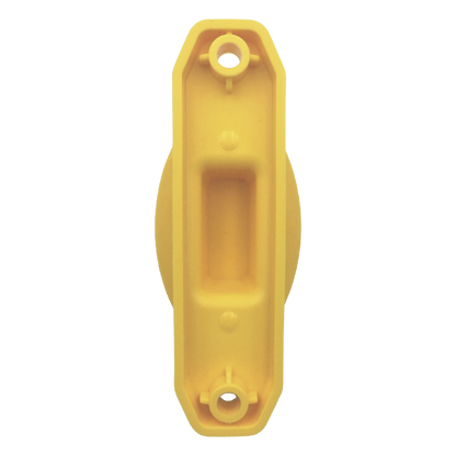 Aislador de Paso Amarillo Reforzado para Cercos Eléctricos / Aislamiento hasta 18 kV / Resistente a Clima Extremo / Polipropileno y Policarbonato