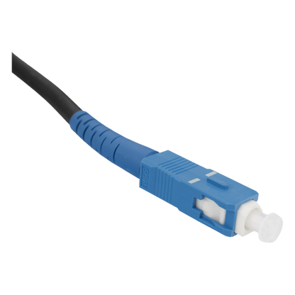 Rollo de Fibra Óptica Drop Redonda G657A2 Monomodo Simplex de 200 Metros (656.17 pies) con Conectores SC/UPC-SC/UPC para Instalaciones Aéreas