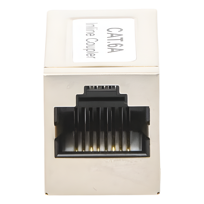 Acoplador STP Cat6A Hembra RJ45 a RJ45 Hembra
