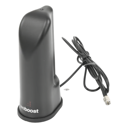 Antena de escritorio tipo cilindro color negra. Cubre las bandas de frecuencia celular. Especial para amplificadores y dispositivos celulares 4G y