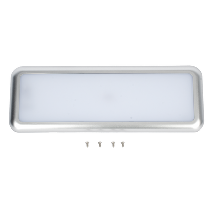 Luz LED Rectangular para interiores, 48 LED, 12-24 Vcd, 1392 lúmenes