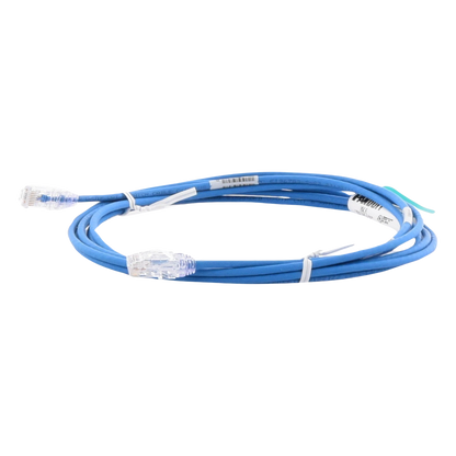 Cable de Parcheo TX6, UTP Cat6, Diámetro Reducido (28AWG), Color Azul, 3.05 Metros (10 Pies)