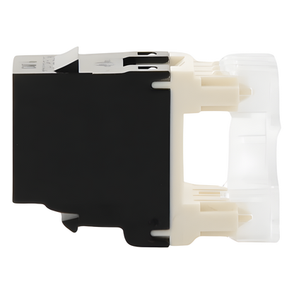 Conector Jack Estilo 110 (de Impacto), Tipo Keystone, Categoría 6, de 8 Posiciones y 8 Cables, Color Negro