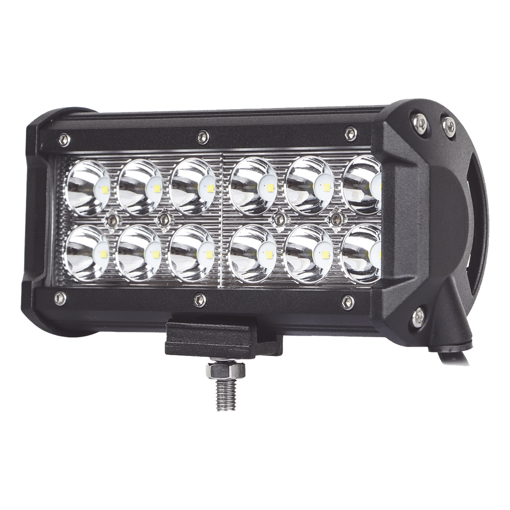 Barra de Luz de 12 LED, 1500 Lúmenes, 18 watts, 10-30 Vcc, IP67, 6.5 pulgadas