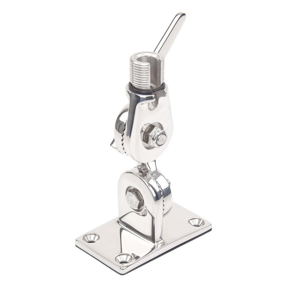 Montaje Rotativo de Acero Inoxidable / Ajuste de 4 posiciones / Rosca Estándar 1-1/4