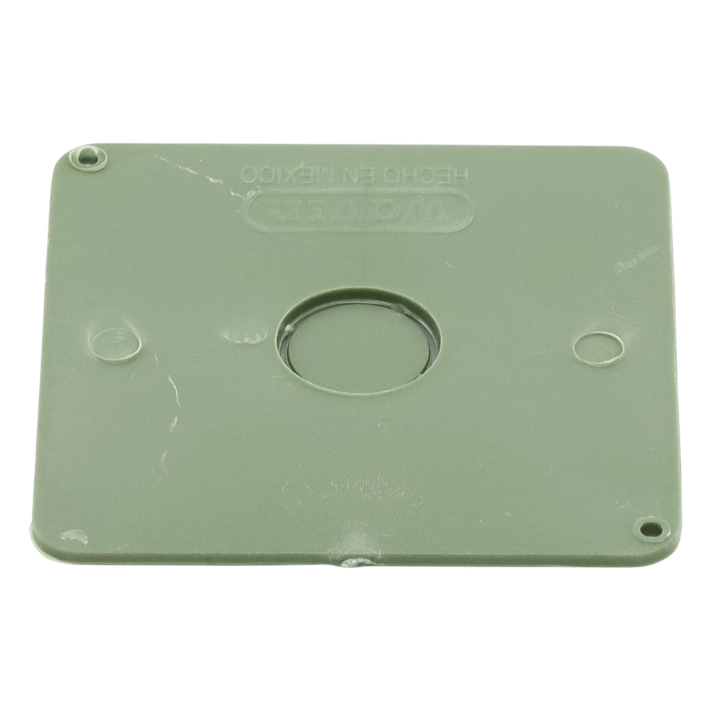 Tapa para Caja Cuadrada de 1/2" para instalaciones con tubería PVC Conduit pesado.