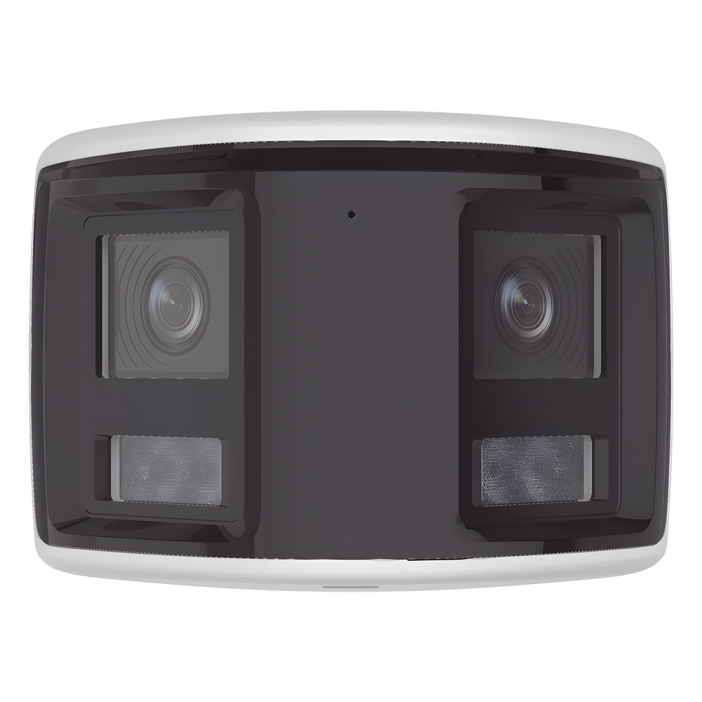 [Dual Light] Bala IP 8 Megapixel / Imagen Panorámica 180°/ PoE / Micrófono y Bocina Integrado / Exterior IP67 / Audio Bidireccional / Alarma Visual y