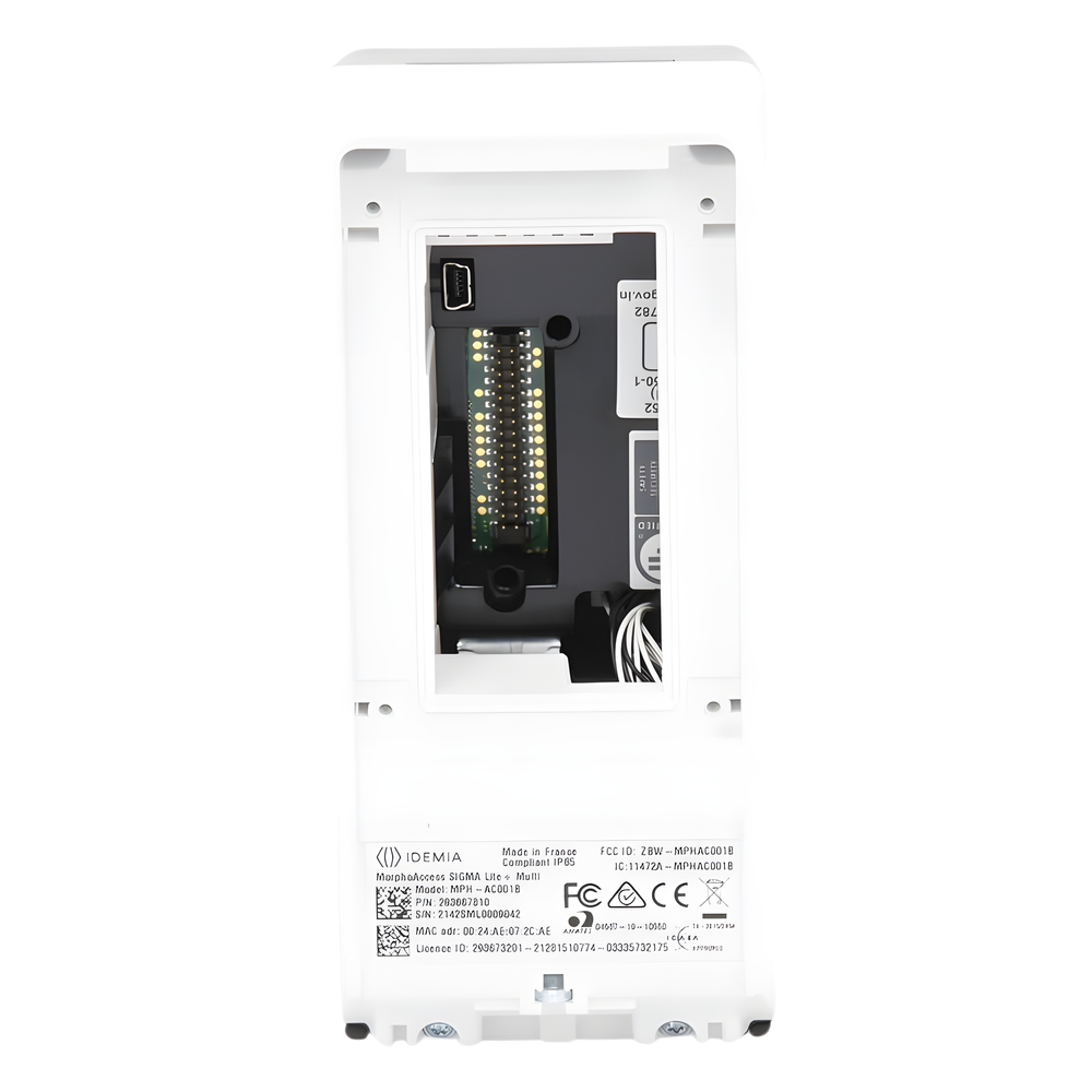 Lector de Huellas Serie Sigma lite + (plus) con lector Mifare PoE, IP65 aprobado por FBI