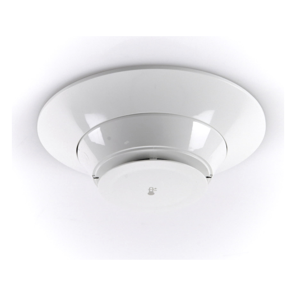 Sensor térmico direccionable de tasa de aumento con respaldo fijo a 57°C, color blanco, protocolo LiteSpeed