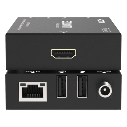 Extensor HDMI | Soporta KVM | Transmisión hasta 100 m | Cable CAT6 | 1080P@60Hz | Copia EDID automática | Sin compresión ni retraso | PoC