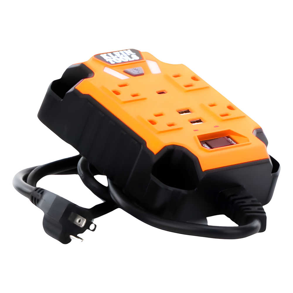 Multicontacto Powerbox 1, con 4 Salidas 120 Vca, 2 USB-A / 1 USB-C, Luces LED Integradas y Soporte Magnético