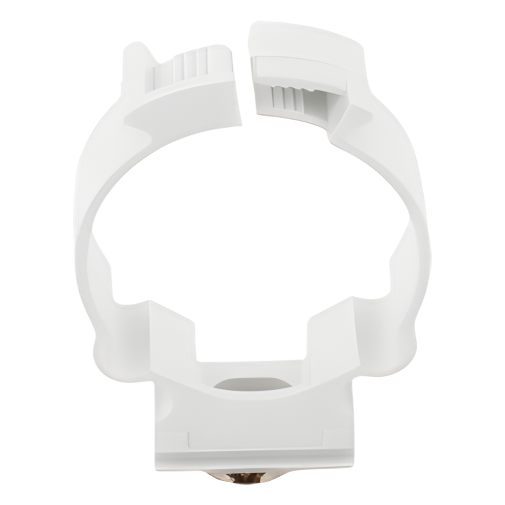 Soporte de collar (Abrazadera), PVC Auto-extinguible, cerrado para tubería de 32 mm