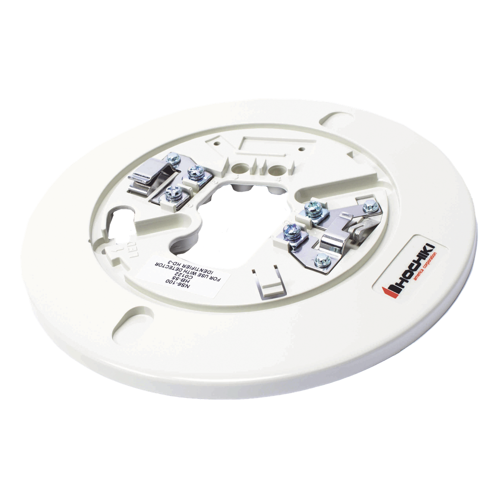 Base Para Detector Convencional Hochiki, Diámetro 6", 2 Hilos, 24 Vcd (0300-04070 IT), Color Hueso
