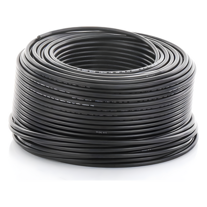 Cable Fotovoltaico Negro / 6mm² (10AWG) / Material COBRE / 2000V / Rollo de 100m