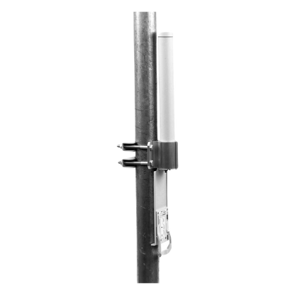 Antena omnidireccional, potente cobertura de 360°, doble polaridad MIMO 2x2, frecuencia 5 GHz (5.45-5.85 GHz) de 10 dBi