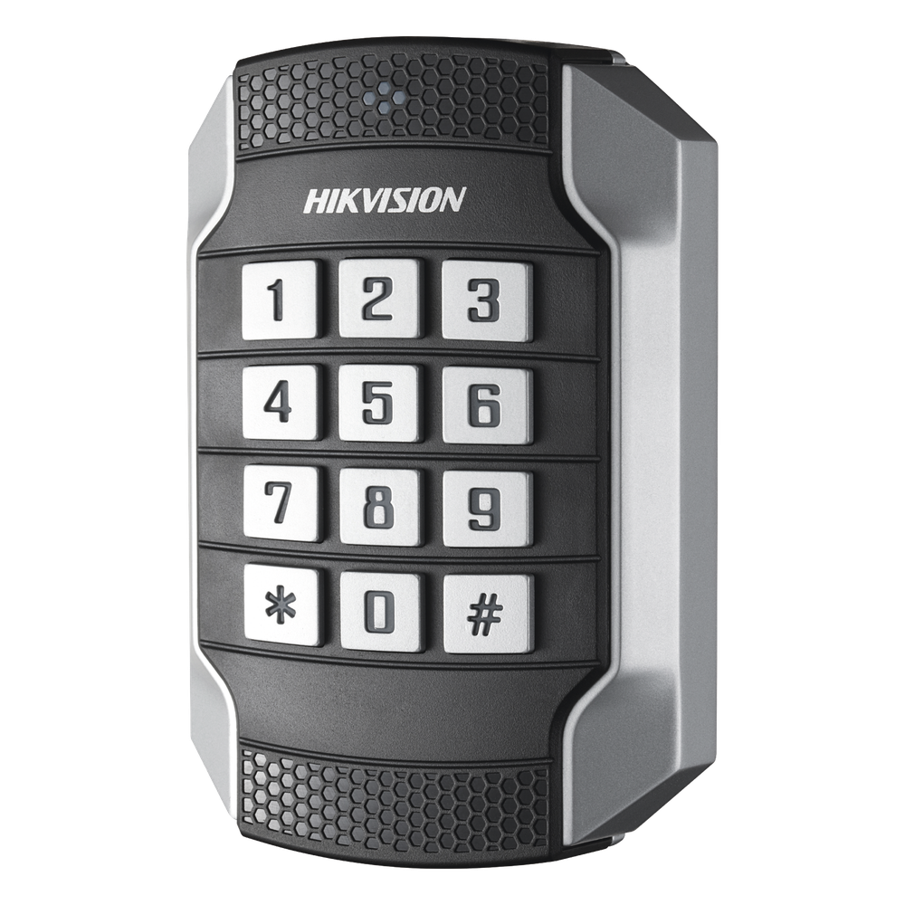 Lector de Tarjetas MIFARE y Contraseñas / Wiegand W26 - W34 y RS-485 / IP65 / IK10 / Estetico y Facil de Utilizar / Indicador LED