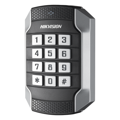 Lector de Tarjetas MIFARE y Contraseñas / Wiegand W26 - W34 y RS-485 / IP65 / IK10 / Estetico y Facil de Utilizar / Indicador LED