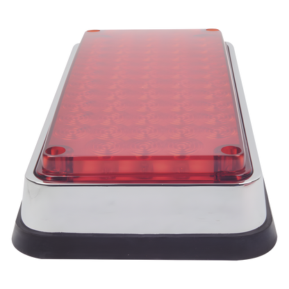 Luz de Advertencia de 7X3", Color Rojo, Ideal para Ambulancias
