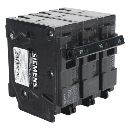 Interruptor automático enchufable tipo QP 3 polos, 20 amp
