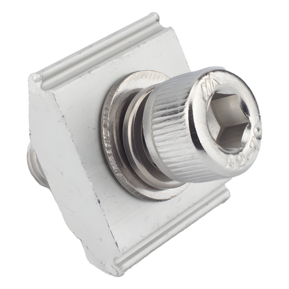 Conector N con tornillo para fijación en riel 5 y 8