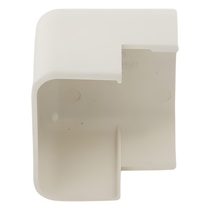 Esquinero exterior, para uso con canaleta LD10, material ABS, Color Blanco Mate