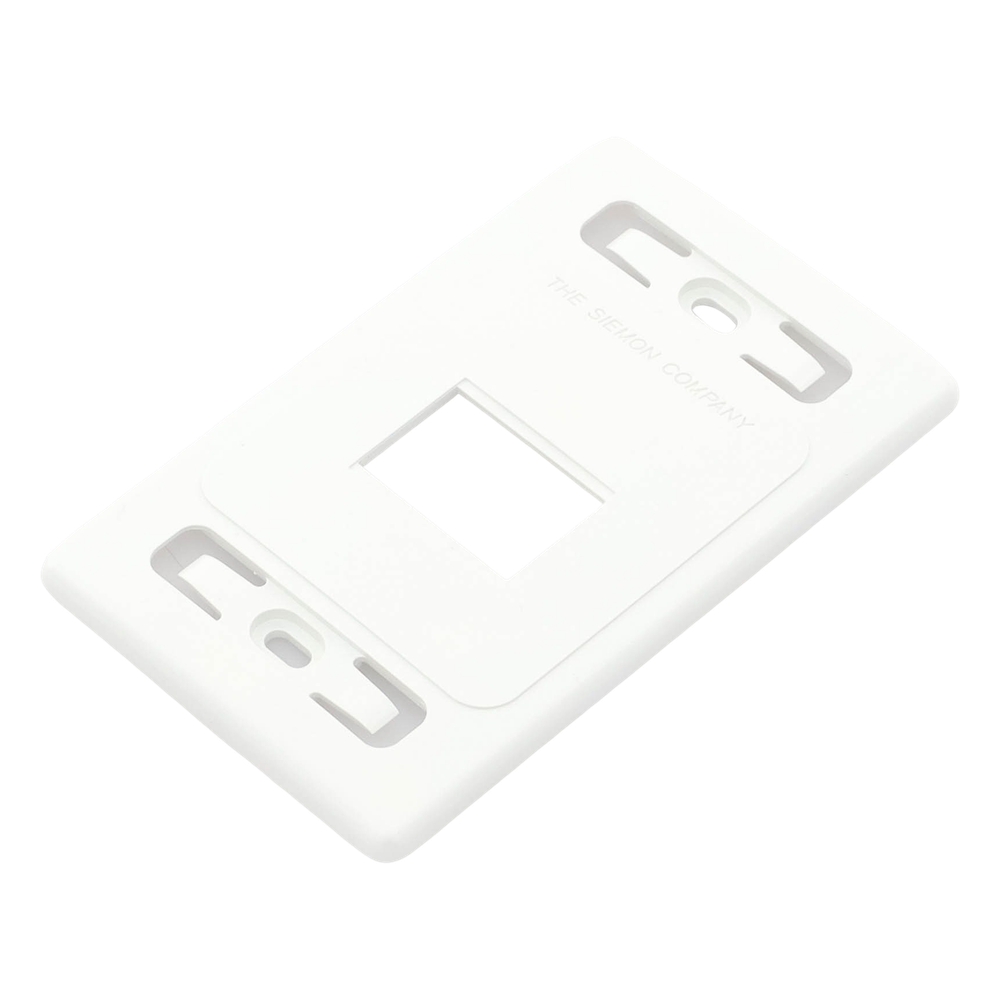 Placa de Pared Modular MAX, de 2 Salidas, Color Blanco, Versión Bulk (Sin Empaque Individual)