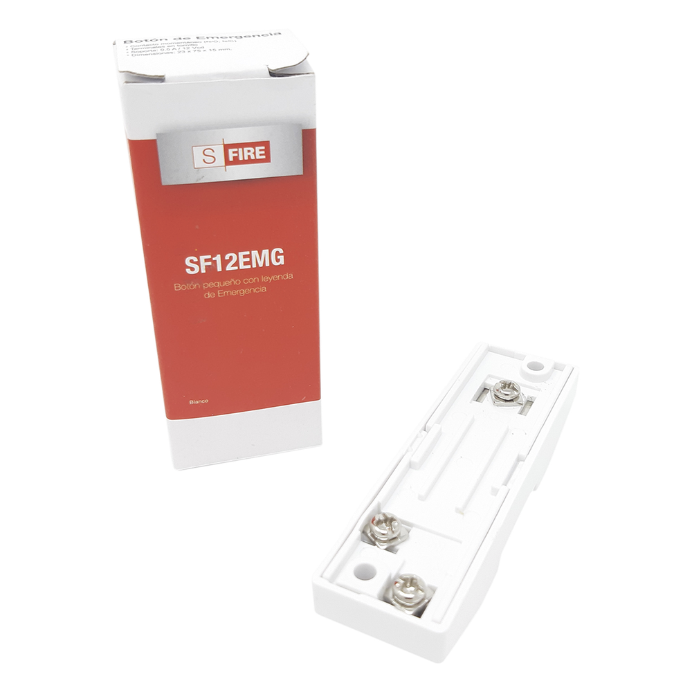Botón De Pánico / Con leyenda de Emergencia /Aplicaciones para Paneles de alarma, control de acceso, Videovigilancia/ Fácil Uso