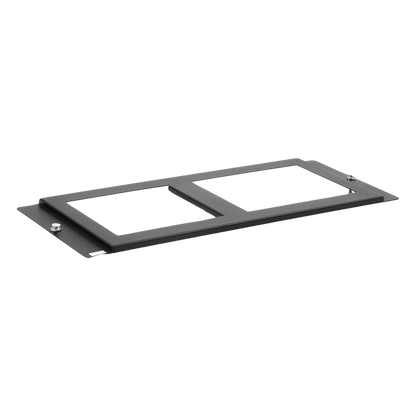 Placa de vestidura para chasis CA-1 con DVC-EM, DVC-KD y micrófono CMIC-1, en gabinetes NOTIFIER serie CAB-4