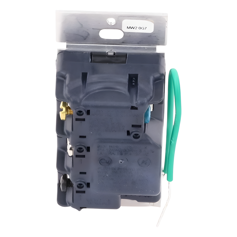 Atenuador de pared inalámbrico Maestro RF para RadioRA 2 y RA2 Select, 250 W LED/CFL, neutro opcional, color gris