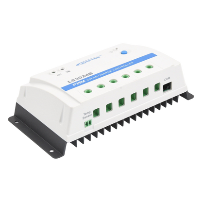 Controlador Solar PWM / 30A / 12/24V / RS-485 / Baterías Gel-AGM-Selladas / Parámetros Configurables
