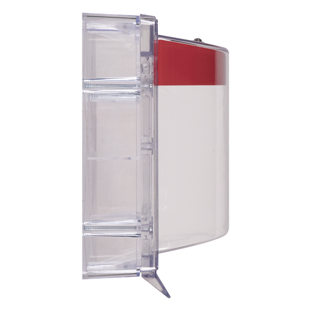Cubierta Protectora Serie Stopper II® De Policarbonato, Con Bocina, Espaciador Transparente, Etiqueta en Español