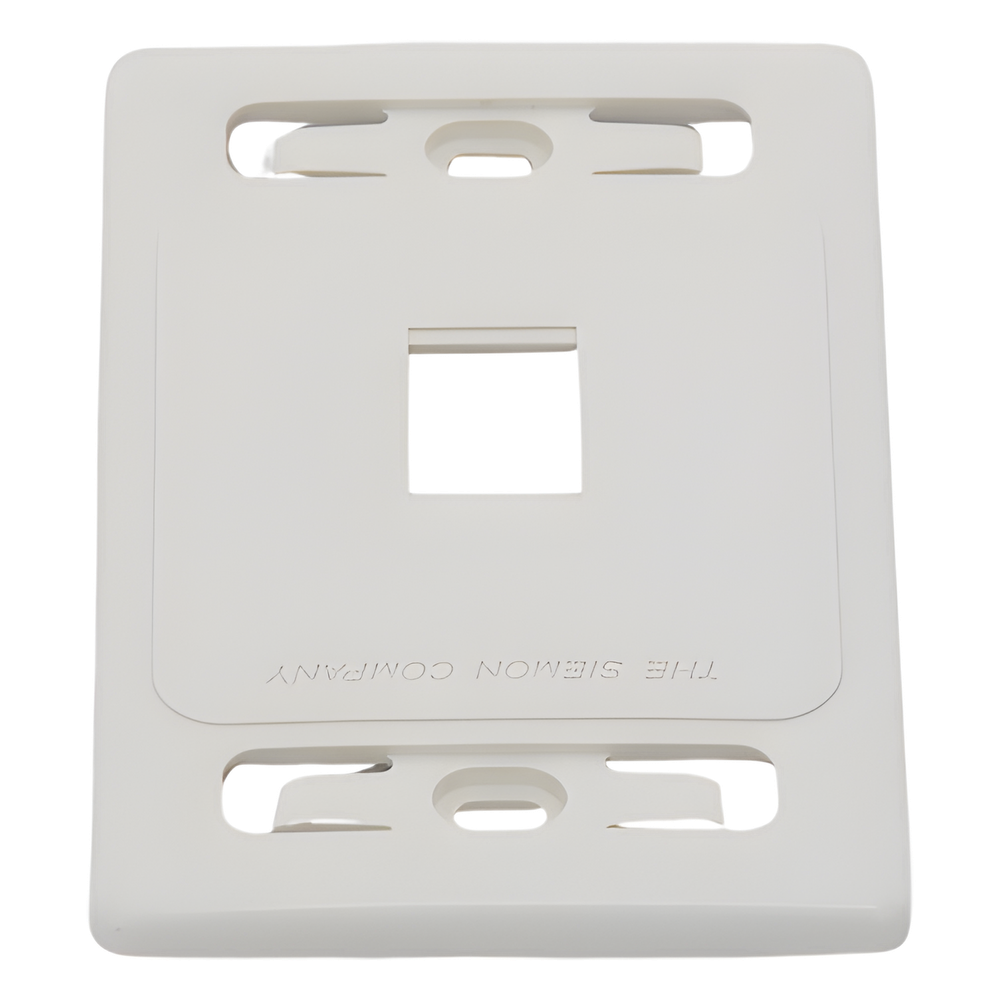 Placa de Pared Modular MAX, de 1 Salida, Color Blanco