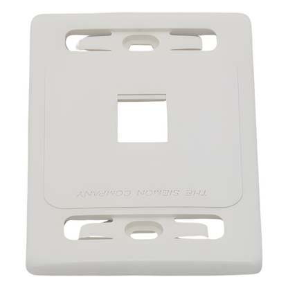 Placa de Pared Modular MAX, de 1 Salida, Color Blanco