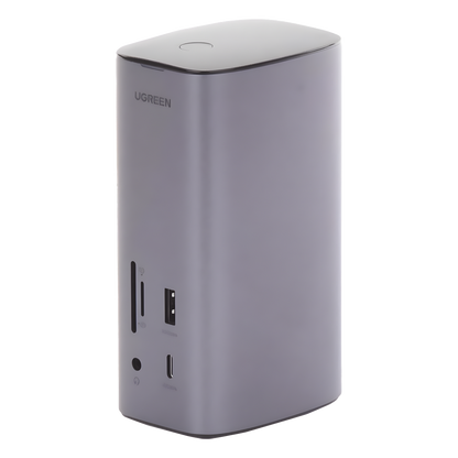 HUB USB-C (Docking Revodok Pro) 12 en 1 | 2 USB-A 3.0 | 1 USB-C PD Carga 100W | 1 USB-A 3.1 | 1 USB-C 3.1 | HDMI 4K | HDMI 8K Ultra HD | Display Port