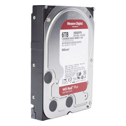 Disco Duro Red de 6TB / 5400 RPM / Optimizado para NAS / Uso 24-7 / 3 Años de Garantia