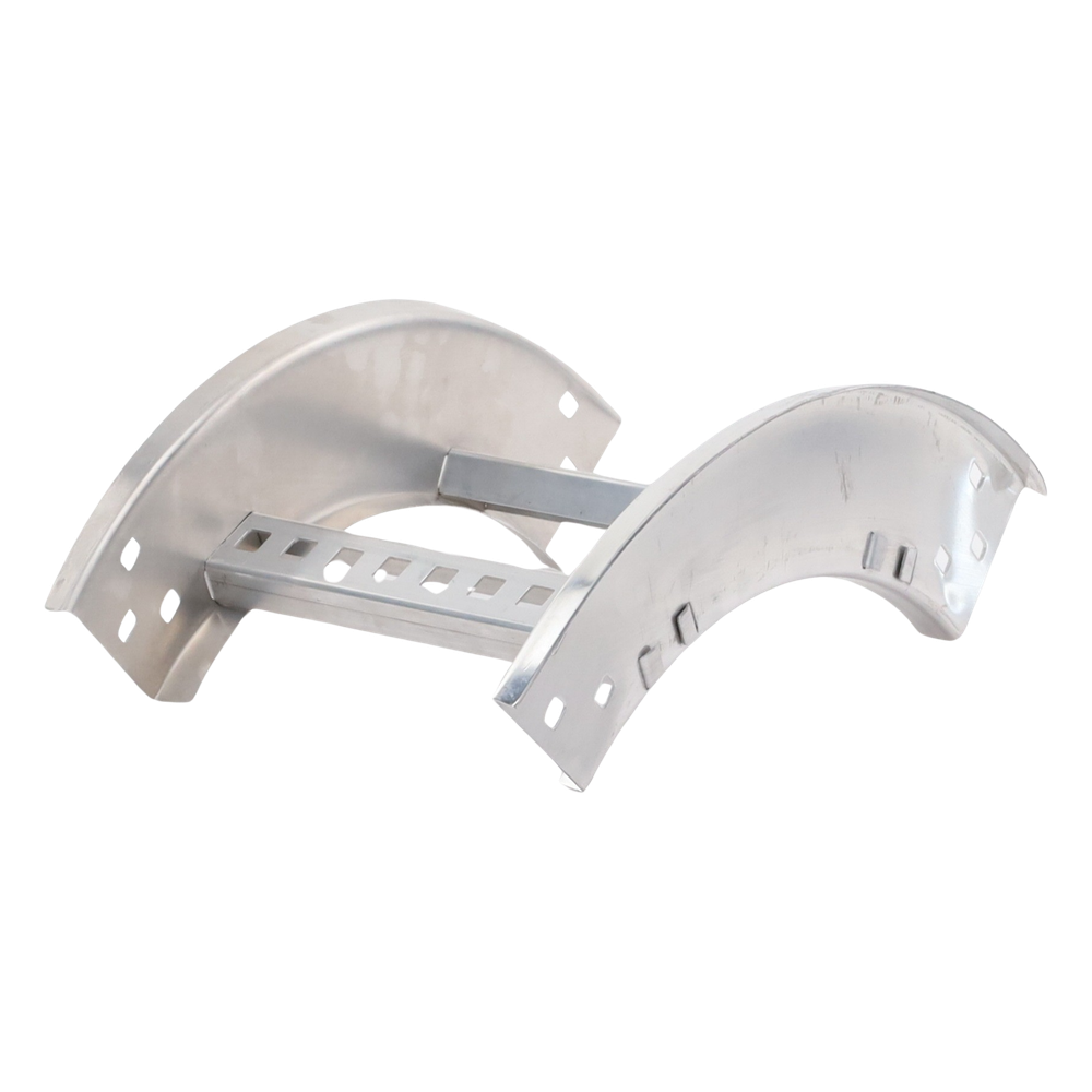 Curva Vertical Exterior de Aluminio de 90° Perfil Z / Peralte 3 1/4" / Ancho 9" / Radio 8" / Incluye Tornillería (CHVE90EZ314R8X9AK)