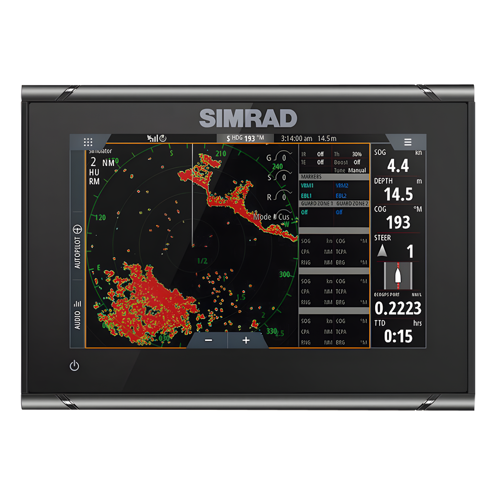 Pantalla Náutica GO7 XSR / GPS Integrado / Sonar y Radar / Pantalla Táctil 7" / Conectividad Inalámbrica / Compatible con NMEA 2000® / SteadySteer™