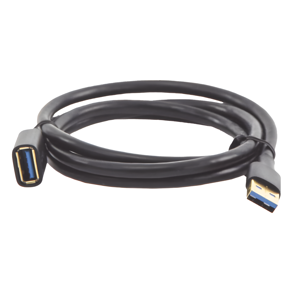 Cable Extensor USB 3.0 / 1 Metro / Macho-Hembra / 5 Gbps / Ultra Durabilidad / Núcleo de cobre estañado 28/22 AWG / Blindaje interior múltiple