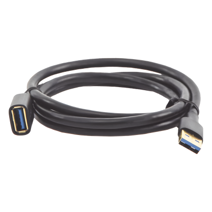 Cable Extensor USB 3.0 / 1 Metro / Macho-Hembra / 5 Gbps / Ultra Durabilidad / Núcleo de cobre estañado 28/22 AWG / Blindaje interior múltiple