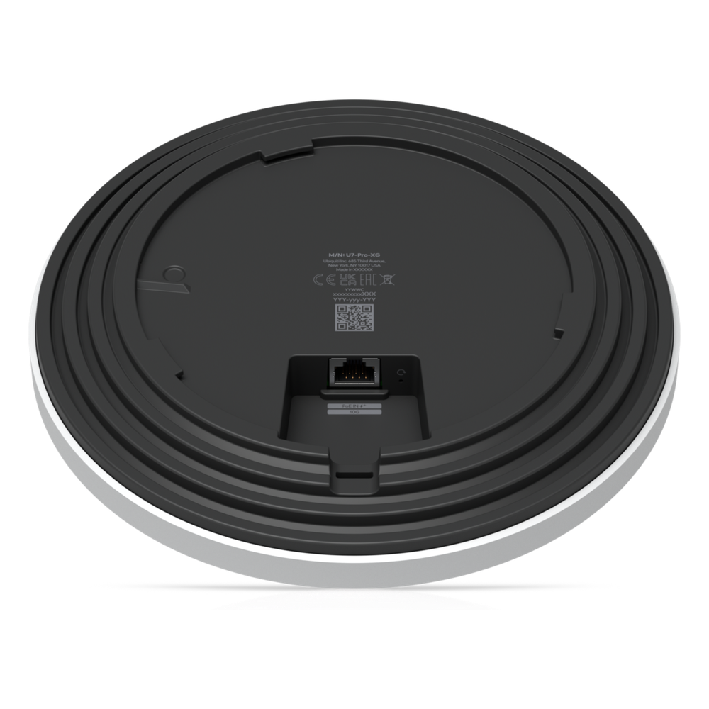 U7 Pro XG Wi-Fi 7 Tri-Banda para Interiores con Soporte 6 GHz, Cobertura de hasta 140 m², Capacidad para Hasta 300 Usuarios y Puerto Multi-Gig