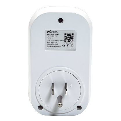 Tomacorriente Inteligente LoRaWAN / Control de Energía y Automatización / Medición de Consumo / Protección contra Sobrecarga