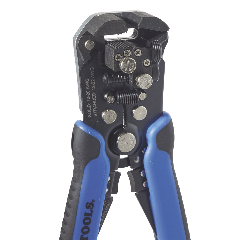 Pelacables para Cable Sólido 10-20 AWG y Cable Trenzado 12-22 AWG, con Cortador de Ajuste Automático.
