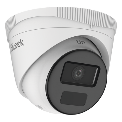 HiLook Series / Turret IP 2 Megapixel / Lente 2.8 mm / 20 mts IR / Exterior IP67 / PoE / dWDR / H.265+ / ONVIF