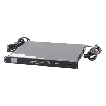 PDU ATS Monitoreable / Transferencia Automática 10 ms / 10 Salidas NEMA 5-15R / Entrada NEMA 5-15P 15 A / 120 Vca / Rack 19 in (48.3 cm) 1U / LCD 2