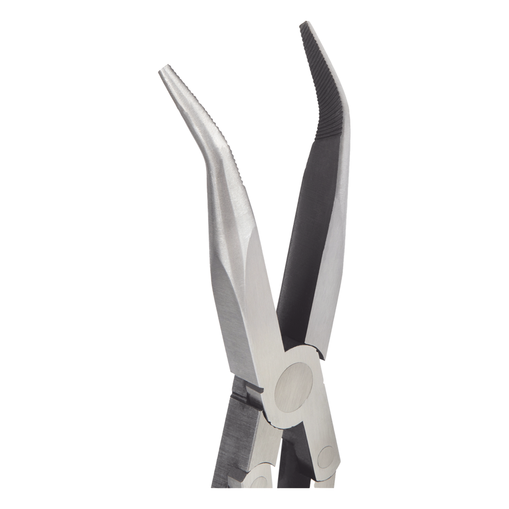 Juego de 2 Pinzas de Punta Doblada y Punta de Aguja de Gran Alcance 33 cm
